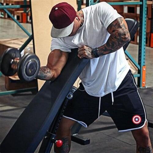 New Mens Mesh Gym Men Fashion Brand Breathable Male Casual Shorts Comfortable Plus Size Fitness Bodybuilding Sports Shorts