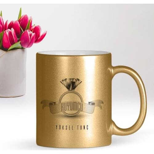 Personalized Professional Gold Gilded Mug Cup
