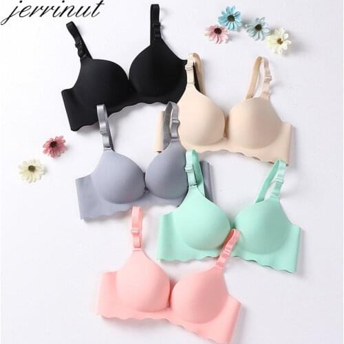 Jerrinut Sexy Bra Women Underwear Seamless Push Up Bra Brassiere Femme Bras For Women Thin Cup Intimates Lingerie Underwear