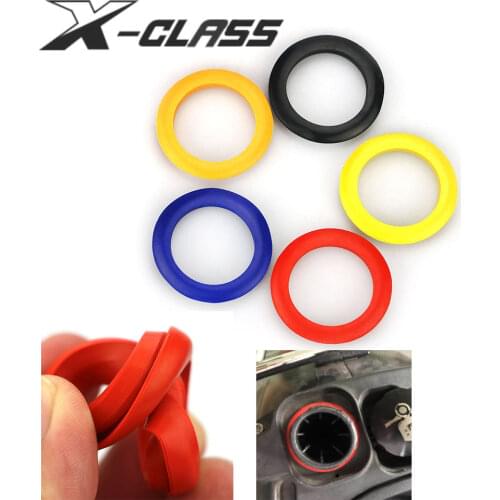 For VESPA GTS 300 Motorcycle Fuel Tank Cap Rubber Seal Ring Oil Tank Cap Dust Ring Red Black Gold Blue Orange Accessories