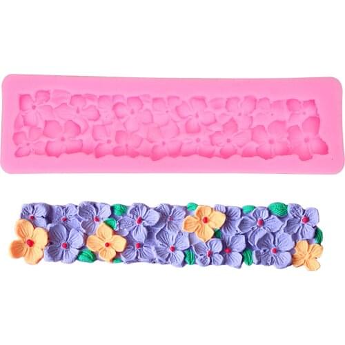Sugarcraft decorating tools 3D Four Leaf Clover Cake Moulds Bakeware Cake Tools Silicone Kitchen Accessories Gadgets