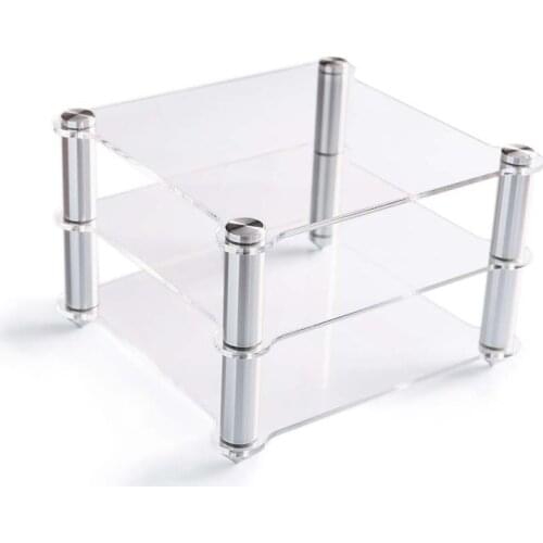 TOPPING Acrylic Rack For D30 Decoder A30 HIFI Amplifier Amp rack Transparent equipment two-layer Rack