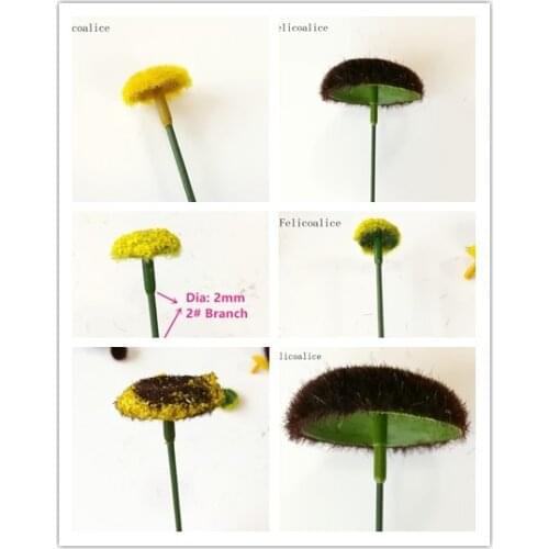 20~200pcs Artificial Plastic Flower Stamens For Nylon Stocking Silk Flower Accessories Chrysanthemum Gerbera Sunflower Stamens