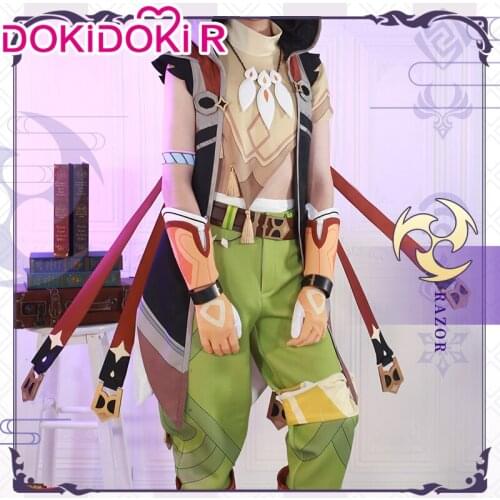 PRE-SALE DokiDoki-R Game Genshin Impact Cosplay Razor Costume Razor Genshin Impact Cosplay Razor
