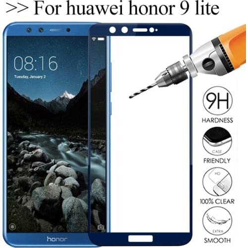 Honor 9 lite glass For huawei honor 9 lite tempered glass on honor 9 light safety protective Glas hono 9lite honor9lite 3D Cover