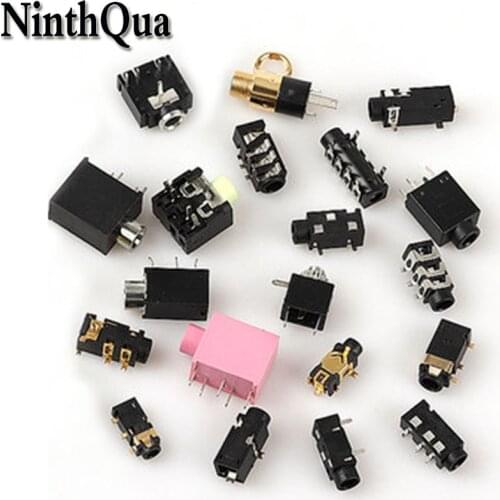 10pcs Headphone jack 2.5mm 3.5MM Audio Video Female Socket 3.5 Stereo Dual Channel DIY Accessories