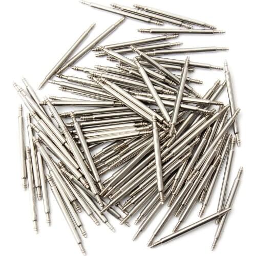 100 Pcs Spring Bar Stem Wristwatch Clock Repair Remover Tool 22Mm