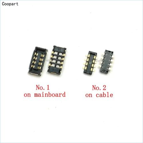 2pcs/lot Coopart Inner Battery Connector Holder Clip Contact for Xiaomi Redmi 6pro 5plus note5A top quality