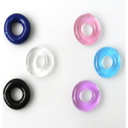 5/10pcs Penis Rings Cock Ring Dick Lock Penis Sleeve Trainer Delay Ejaculation High Elasticity Time Lasting Sex Toys for Men
