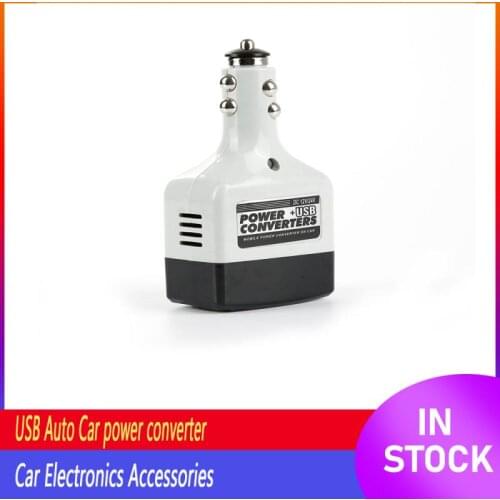 DC 12-24V to AC Car inverter 220V Voltage Power Convertidor USB Charger Auto Car Voltage Inverters Car Electronics Accessories