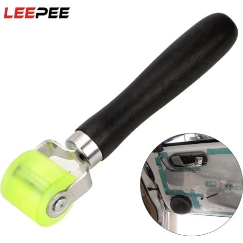 LEEPEE Car Rubber Roller Rolling Wheel Noise Deadening Reducing Tool Sound Deadener Application Interior Accessories