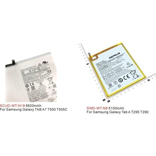 SCUD-WT-N19 SWD-WT-N8 For Samsung Galaxy TAB A7 T500 T505C Tab A T295 T290 tablet battery