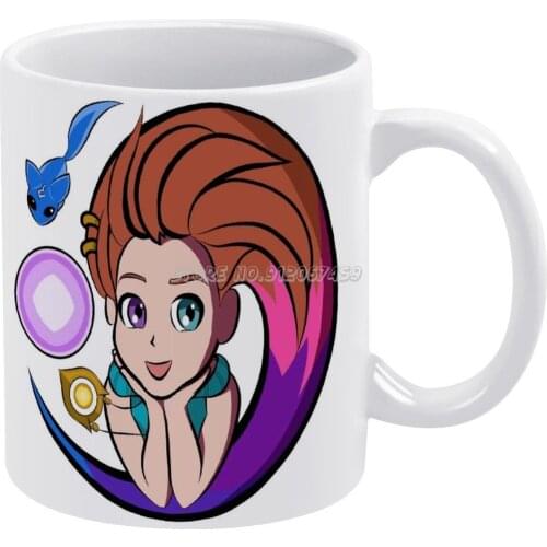 Zoe Circle Coffee Mugs Ceramic Personalized Mugs 11 Oz White Mug Tea Milk Cup Drinkware Travel Mug Cute Zoe Sleepy