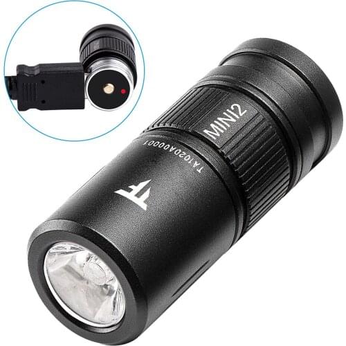 Keychain Flashlight MINI USB Rechargeable Flash Light For Camping Hiking Backpacking Fishing