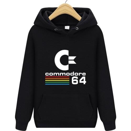 Fashion Men Tracksuit 2021 Autumn Winter Male Hoodie Sweatshirts Commodore 64 Cool Man Clothing Long sleeve Hoodies Brand Tops