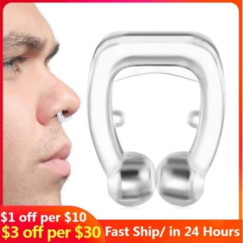 2020 NEW 4PCS Mini Anti Snoring Snore Stoper Device Silicone Nose Clip Sleep Noise Guard Sleeping Dropshopping Popular