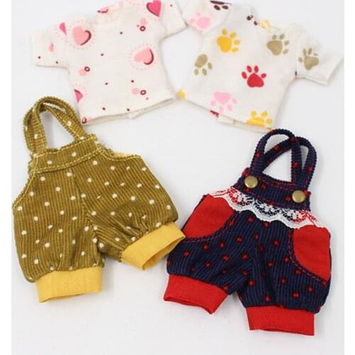 Middie Blyth clothes,Printed T-shirt,Suitable for 20 cm Middie Blythe doll wear middle blyth clothes