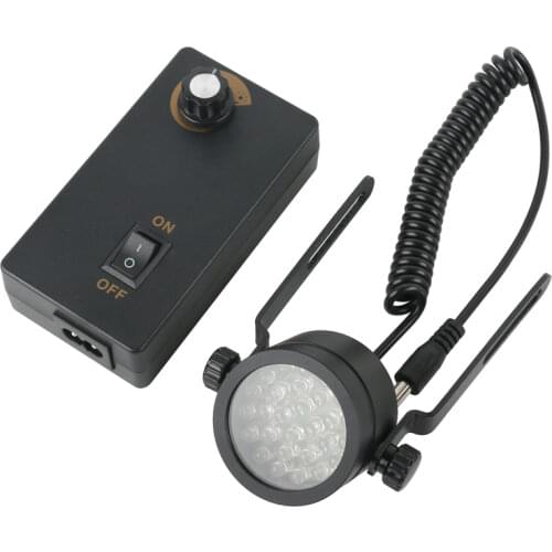 28pcs Adjustable LED Spot Lamp Microscopio Fill Light Illuminator For For Video Stereo Microscope