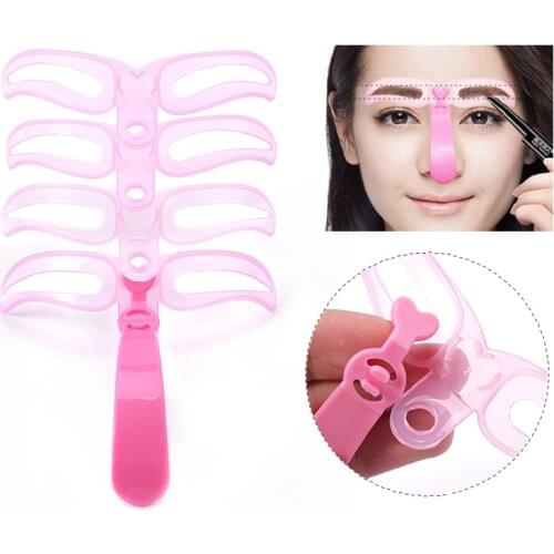 Eyebrow Template Mold Shaping Makeup Eyebrow Model Eye Mould Painting Tool - 4 Styles