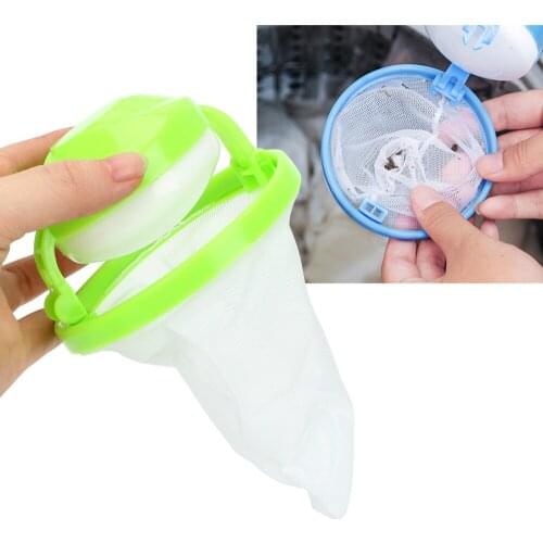 Cleaning Clothes Ball Laundry Filter Bag Random Color Floating Lint Catcher Mesh Pouch Washing Machine Hair Remover