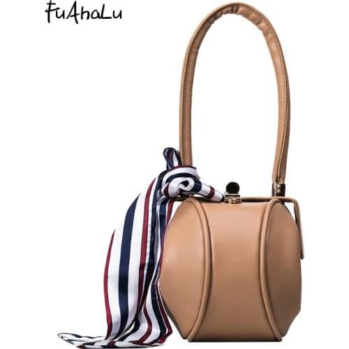 FuAHaLu Scarf handbag ladies personality lantern bag casual wild mobile phone packet