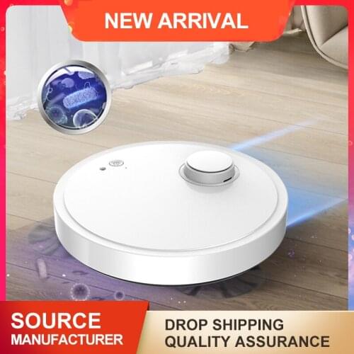 1200Pa Smart Robot Vacuum Cleaner Multifunctional 3-In-1 Auto Rechargeable Floor Sweeping Robot Dry Wet Vacuum Cleaner Machine