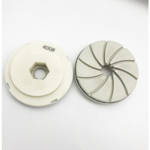 4" 5" 6" 100mm 125mm 150mm Diamond Edge Polishing Pads With Snail Lock granite, marble stone