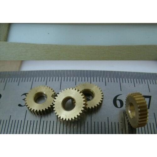 5PCS Metal gear reduction gear 0.3 modulo 31 gear inner hole 4MM small copper gear DIY model toys accessories free shipping