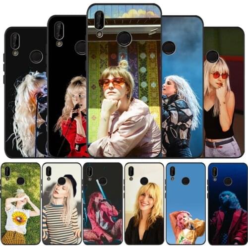 Hayley Williams black Silicone soft Phone Case for huawei P40 P30 P20 P10 Pro P9 Lite Psmart 2019 Y6 Y9 cover
