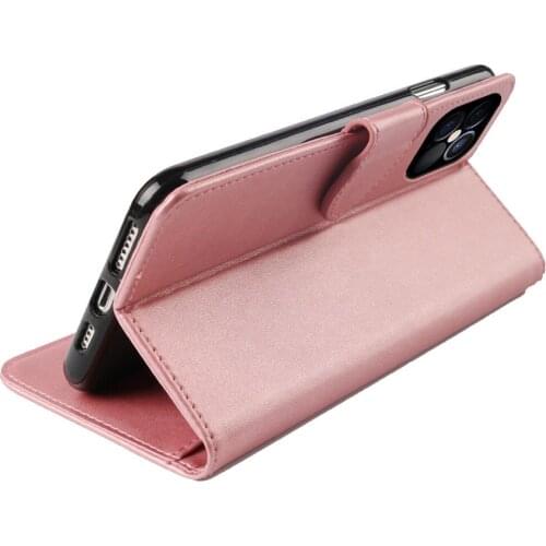 Flip Case For Iphone 11/pro/max/se 2020 Calfskin Photo Frame Mobile Phone Holster Protective Cover For Iphone 7 8 Plus Box