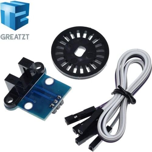GREATZT 1Set HC-020K Double Speed Measuring Sensor Module with Photoelectric Encoders Kit top For arduino
