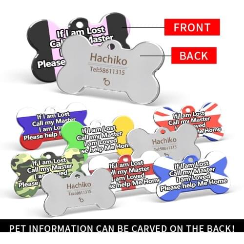 YVYOO DIY Collar Pet ID Tag Engraved Pet ID Name for Cat Puppy Dog Tag Pendant Collar Puppy cat collar Pet Accessories