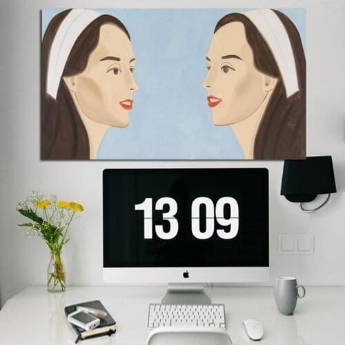 Alex Katz Figure Painting Canvas Painting Print Living Room Home Decoration Artwork Modern Wall Art Oil Painting Posters Picture