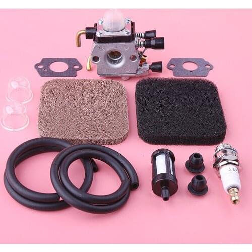 Carburetor Carb Air Fuel Filter Kit For Stihl HS72 HS74 HS76 HS75 HS80 HS85 FS72 FS74 FS76 FC75 FC85 FS75 FS80 FS80R FS85 HL75