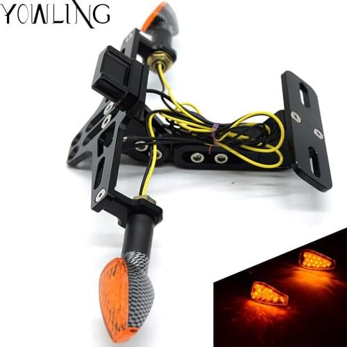 Motorcycle License Number Plate Frame Holder Bracket for Suzuki GSXR 600 750 1000 Hayabusa SV650 SV1000 GSXR600 GSXR750 GSXR1000