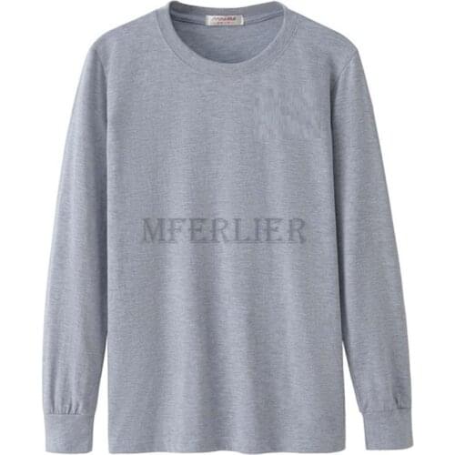 Autumn men cotton tshirt long sleeve wholesale cheap big salse sports simple tshirt plus size 8XL 52 54 tees underwear tops fat