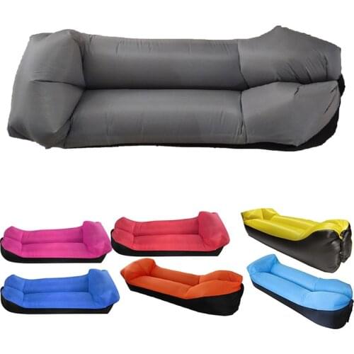 Inflatable Sofa Lazy Portable Inflatable Sleeping Bag Recliner Camping Chair With Waterproof And Anti-Leakage Design