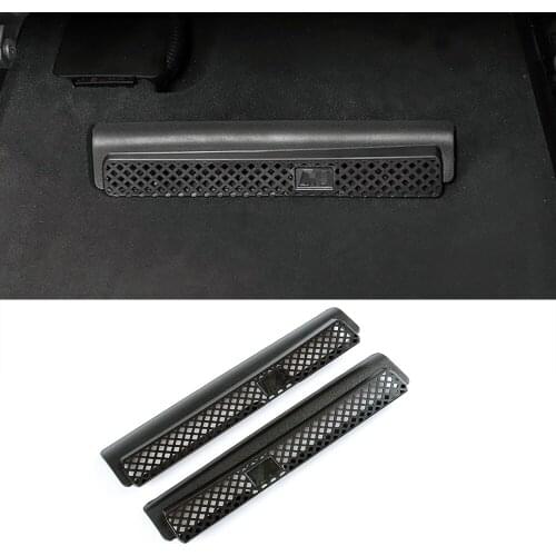 For Audi A4 B9 2019-2021 Under Seat Floor Rear AC Heater Air Conditioner Duct Vent Cover Grill Outlet Cover Trim