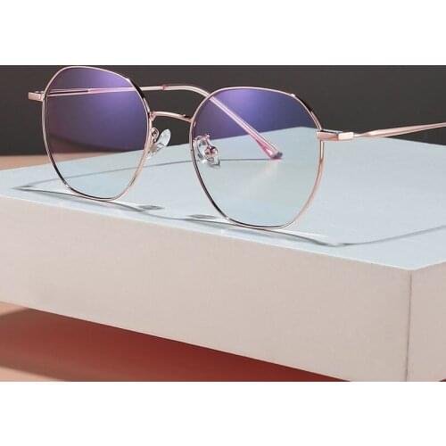 New Arrival Full Rim Metal Frame Glasses For Man and Woman with Anti-Blue Light Optical Spectacles