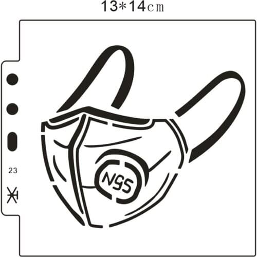 Wholesale Masks shield DIY cake scrapbook stencils hollow Embellishments printing lace ruler Valentines Day