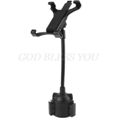 Universal Gooseneck Car Cup Holder Mount with Adjustable Flexible Neck Cradle for ipad Air/Mini and more 7-12" Tablets