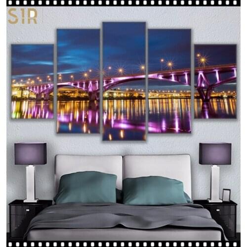 World Famous Architecture Beauty HD Five Wall Painting Decorative Painting Anime Posters Wall Decor Anime Decor Room Decor