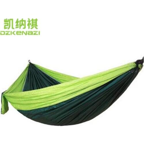 Single-person 230 x 90 CM High Strength Camping 210T Parachute Hammock Hanging Bed