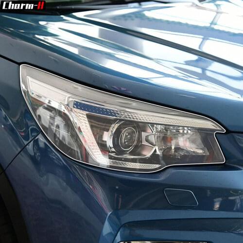 Car Headlight Protective Film Protection Transparent TPU Decal Sticker for Subaru Forester 2019 2020 Accessories