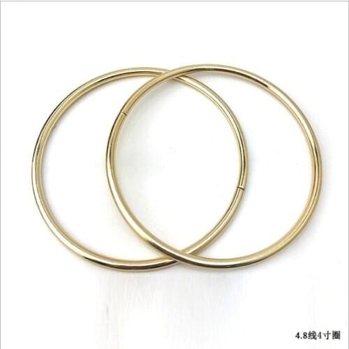 10 pieces / lot) Wholesale Bag Handbag Hardware Fastener DIY High Quality Ring Large Handle