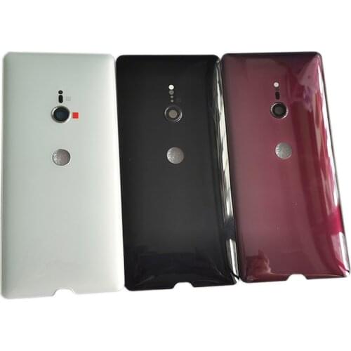 100% Original For Sony Xperia XZ3 H9436 H9493 H8416 Back Battery Cover Rear Door case Housing with Camera Glass lens
