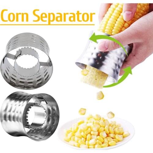 2PCS Corn peeler Corn Stripper Cob Cutter Thresher Corn Stripper Fruit Vegetable Cooking Tools Cooking tools Kitchen Cob Remover