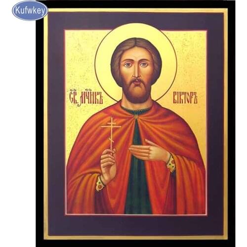 5D Diy Diamond Painting Religion Icon of Saint Nicolaus pharaoh Diamond Mosaic Handicraft Rhinestones Embroidery Cross Stitch