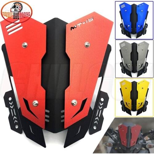 Motorcycle Accessories Aluminum Alloy Screen Sports WindScreen Windshield Deflector Fits For YAMAHA MT15 MT-15 2019 2020 MT 15