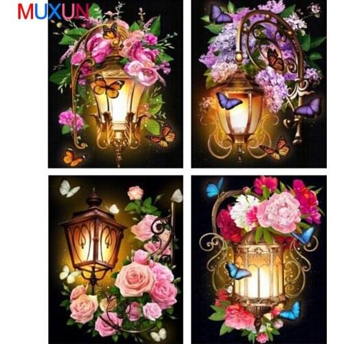 Muxun 5D Diamond Painting Flower Full Square Diamond Embroidery Sale Rhinestone Picture 5D Diamond Mosaic Gift Handmake Rp149